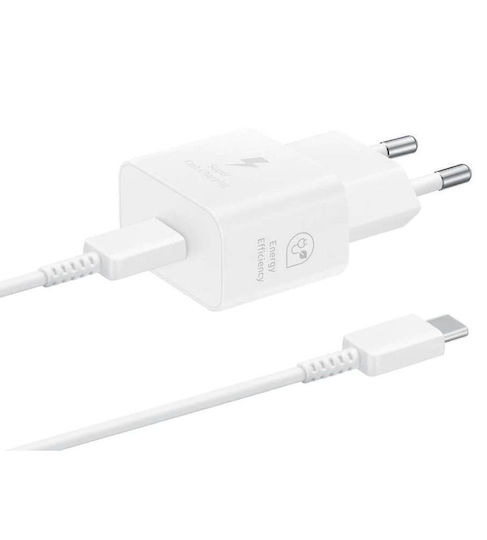 Samsung Φορτιστής GaN με Θύρα USB-C και Καλώδιο USB-C - USB-C 25W Power Delivery Bulk (EP-T2510X)