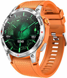 Microwear NX18 Smartwatch με Παλμογράφο (Πορτοκ...