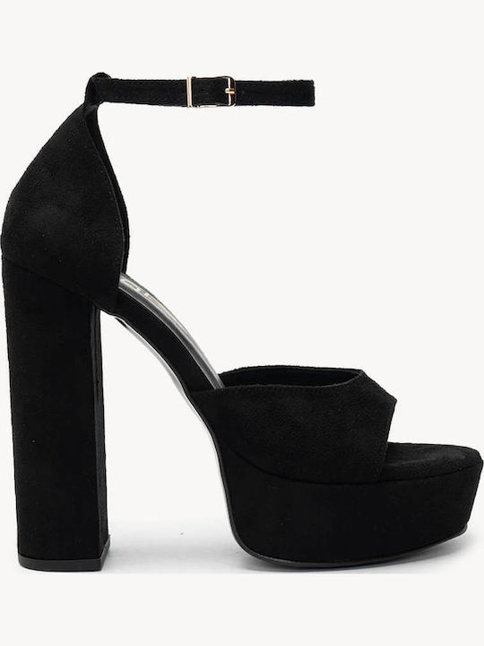 Black Women's Sandals Closed Heel Mary Jane