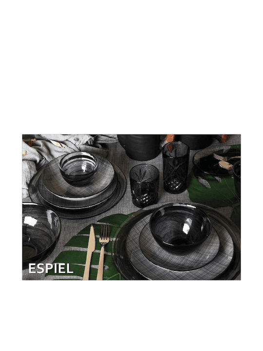 Espiel Gray Porcelain Dinnerware Set 18pcs