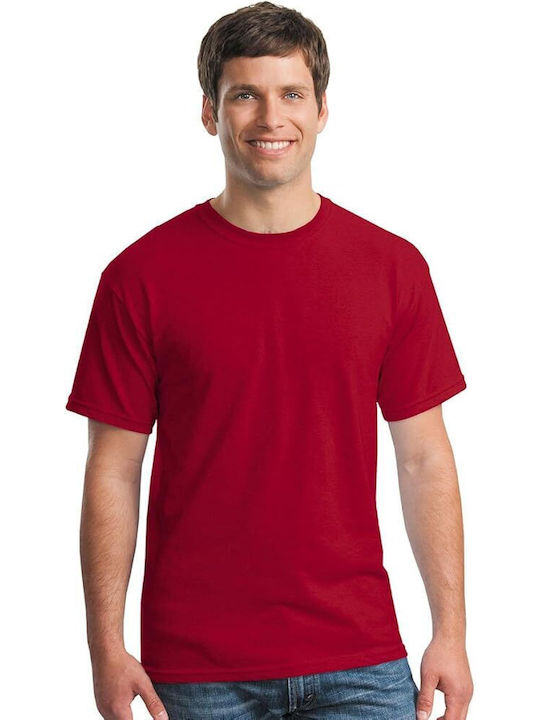 Gildan Men's Short Sleeve Promotional T-Shirt Antique Cherry Red