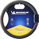 Michelin Κάλυμμα Τιμονιού Μαύρο Κόκκινη Ραφή 36,8 39,4cm Wml-1003-nr