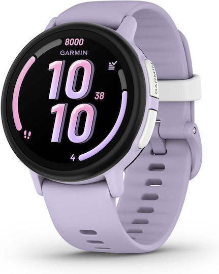 Garmin Bounce 2 41mm Αδιάβροχο Smartwatch με SIM (Μωβ)