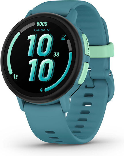 Garmin Bounce 2 41mm Αδιάβροχο Smartwatch με SIM (Τιρκουάζ)