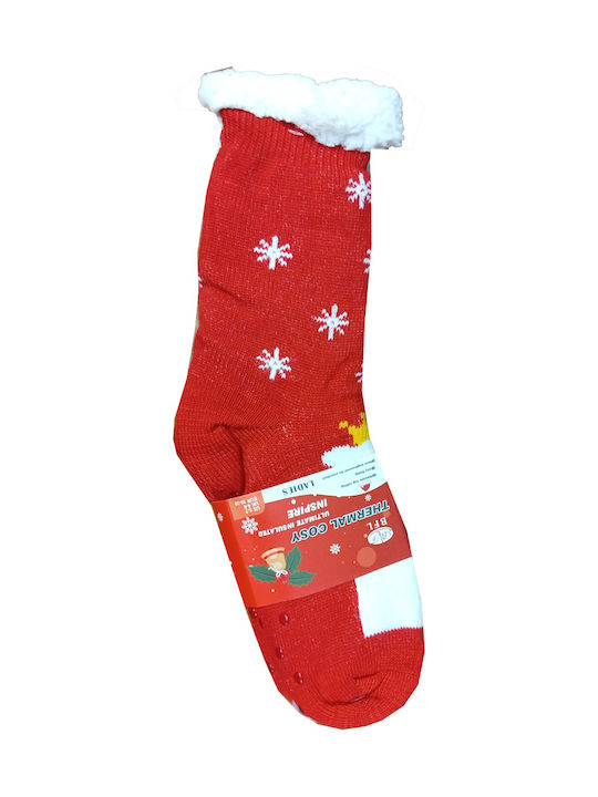 BFL Damen Gemusterte Socken Red 1Pack
