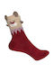 Gift-Me Women's Christmas Socks Red