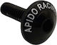 Apido Aluminum Flat Head Bolt Φ6 20mm Black 200 Pieces