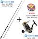 Combo Spinning Oceanic Team Blaze Spin 90mh 2.70m 15-40g + Oceanic Team Force Gs4000 + Ryobi Colorful X8 Braid 120m Multicolor