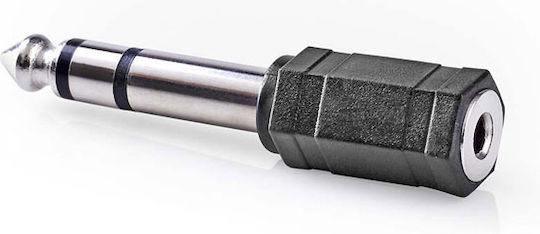 Jotronic Μετατροπέας 6.3mm male σε 3.5mm female Ασημί 1τμχ 6619
