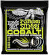 Ernie Ball Set Cobalt Electric Guitar Strings 10 - 56