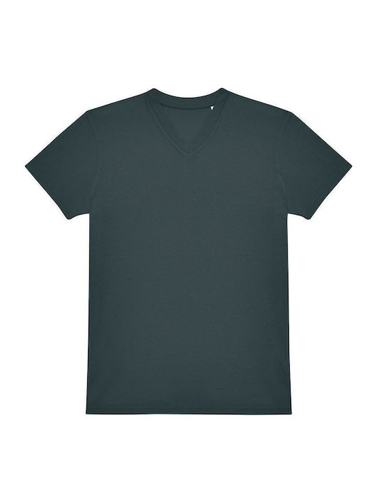 B&C Men's Short Sleeve Promotional T-Shirt Amalfi Teal