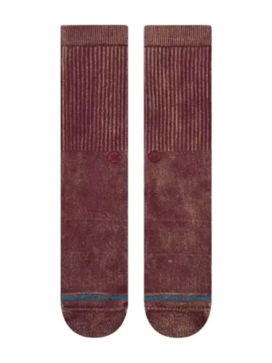 Stance Icon Dyed Αθλητικές Κάλτσες Κόκκινες