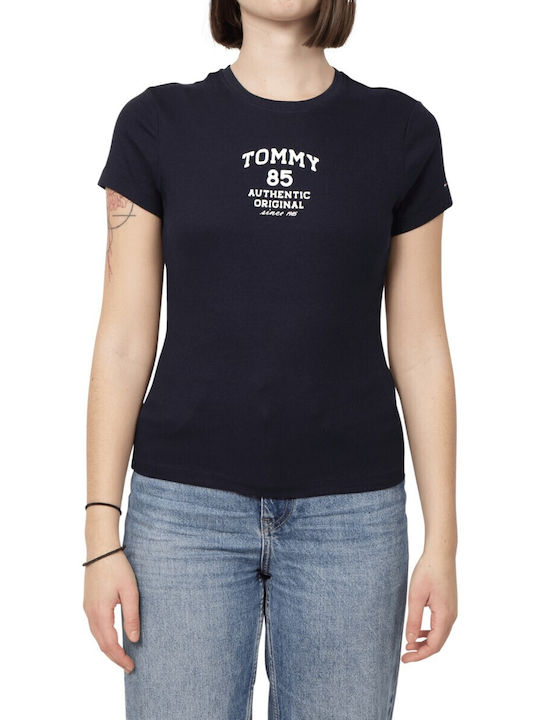 Tommy Hilfiger Women's T-shirt Dark Blue