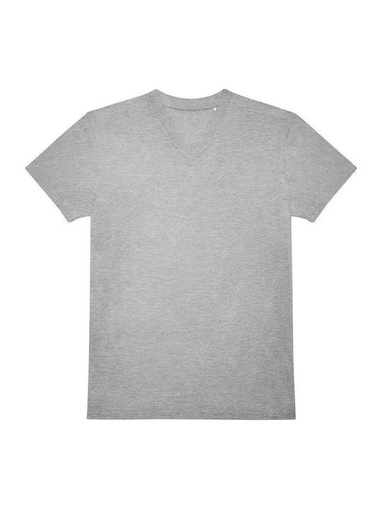 B&C Men's Short Sleeve Promotional T-Shirt Sport Grey