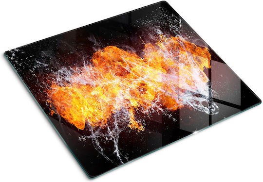 Countertop Protection Surface Tempered Glass Kitchen Fire Water 60x52 Cm