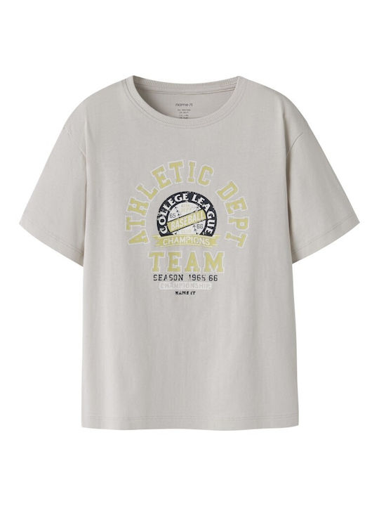 Name It Kids' Shirt Short Sleeve Gray