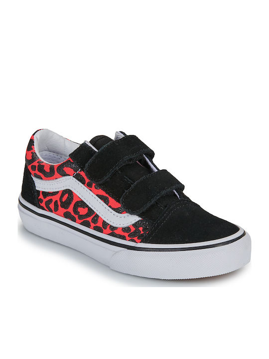 Vans Old Skool V Παιδικά Sneakers με Σκρατς Μαύρα