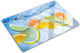 Glass Kitchen Cutting Board Counter Protection Water Citrus 80x52 Cm