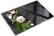 Tăviță De Bucătărie Din Sticlă Decorativă Protectoare Pentru Usturoi 80x52 Cm
