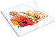 Glass Kitchen Chopping Board Print Tempered Glass Delicious Pancakes 60x52 Cm