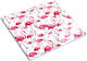 Glass Kitchen Counter Protection Board Tempered Glass Flamingo 60x52 Cm