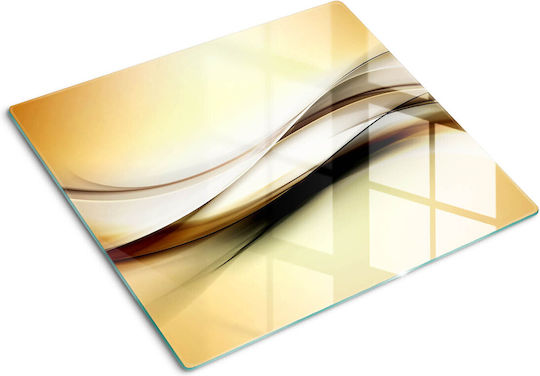 Tăviță Decorativă Din Sticlă Pentru Blat De Bucătărie Sticlă Securizată Abstractă 60x52 Cm