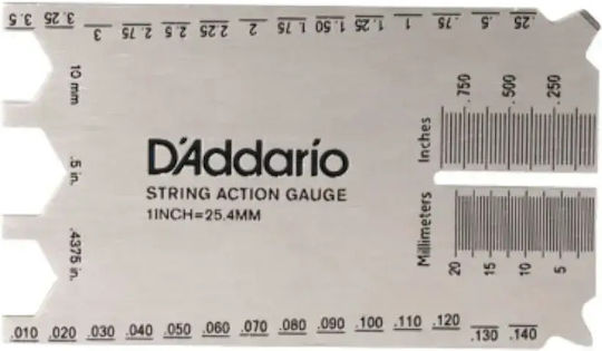 Daddario Pw-shg-01 Messlehre Für Saitenhöhen