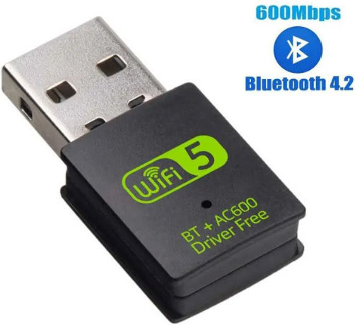 K605 USB Network Adapter with Wireless Wi-Fi Connection 600Mbps