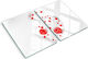 Protective Counter Cover Tempered Glass Berries Milk 2x40x52 Cm