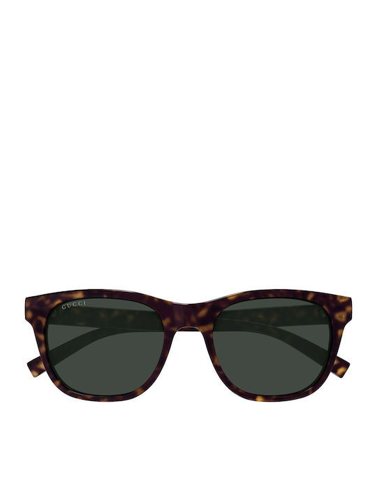 Gucci Unisex Sunglasses with Brown Tartaruga Pl...