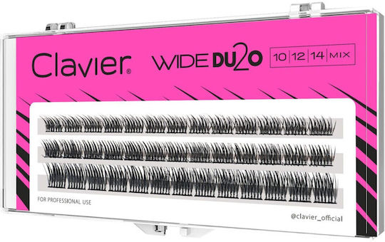 Clavier Weit Du2o C Curl Cluster Wimpern Volume 36d 10-12-14mm
