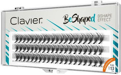 Clavier Beshaped Silk Eyelash Clusters Curl B 10d 13mm