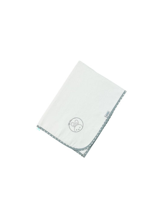 Bunny Bebe Swaddle Blanket Λαγουδάκι Πουά Gri 9...