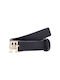 Leather Women's Belt Blue