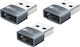 Good Connections Converter USB-A male to USB-C female Gray 1pcs USB-AD203-3