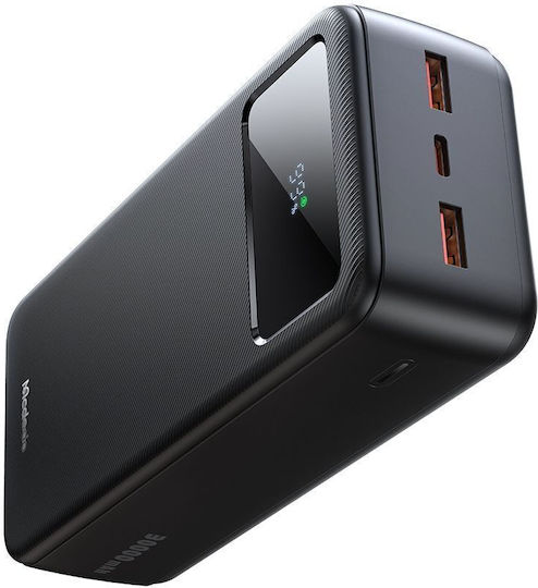 Mcdodo MC-4240 Power Bank 30000mAh 22.5W με 2 Θύρες USB-A και Θύρα USB-C Μαύρο