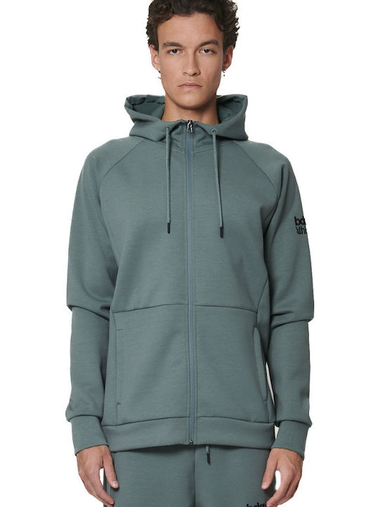 Body Action Tech Sweatshirt with Hood Petrol (I...