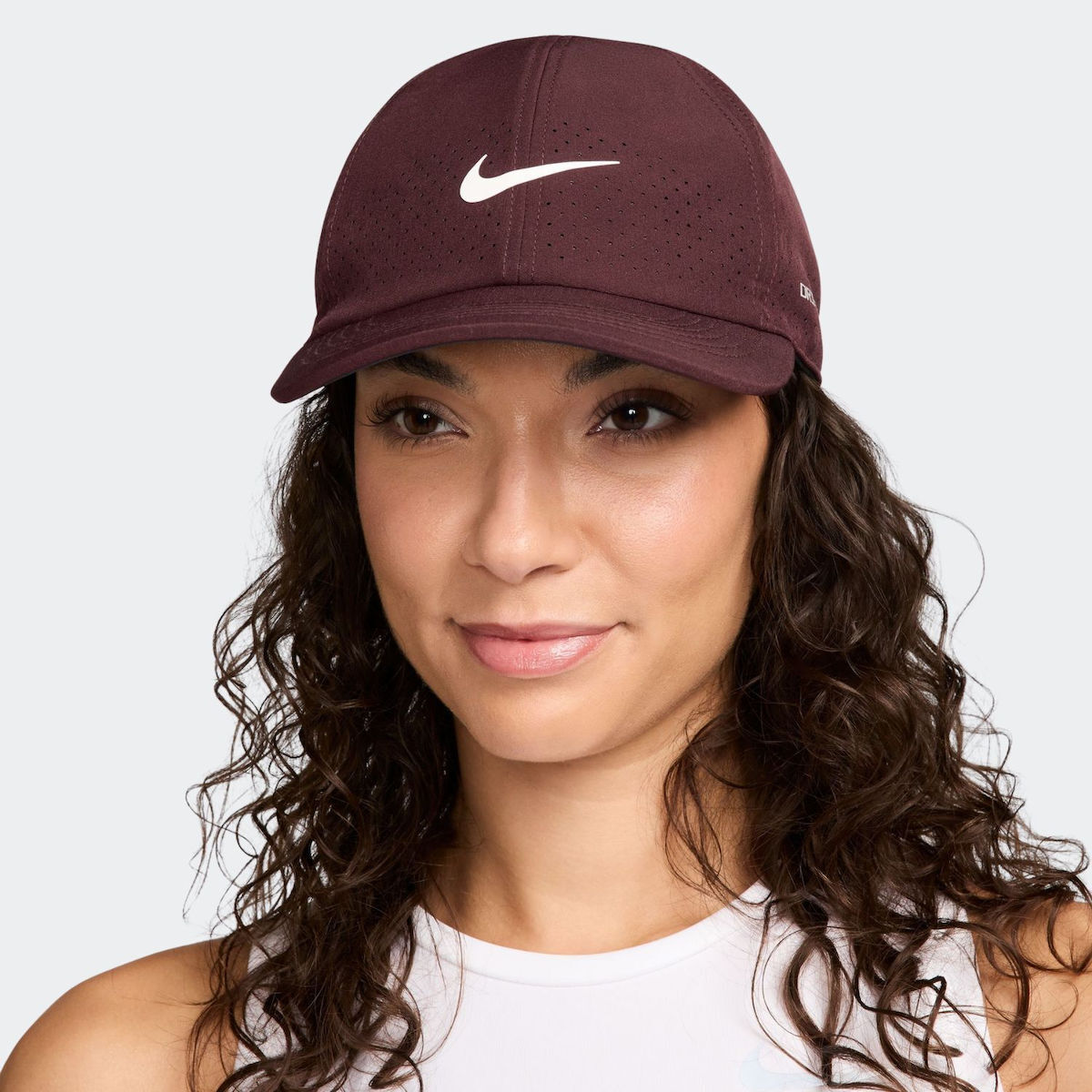 burgundy nike visor
