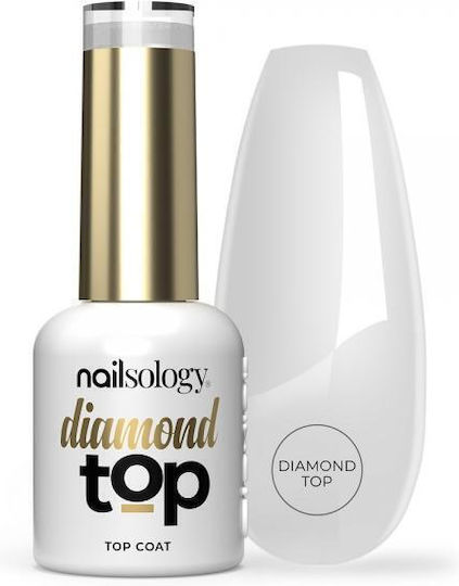 Clavier Nailsology Diamond Top Glossy Top Coat Hybrid Manicure 8ml