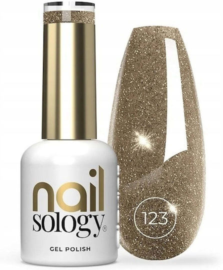 Clavier Halb-permanenter Nagellack 123 mit Glitter 8ml 1Stück