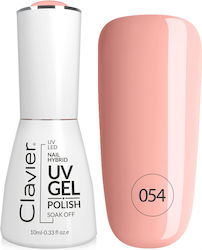 Clavier Gel Nail Polish 054 Gentle Blush 8ml
