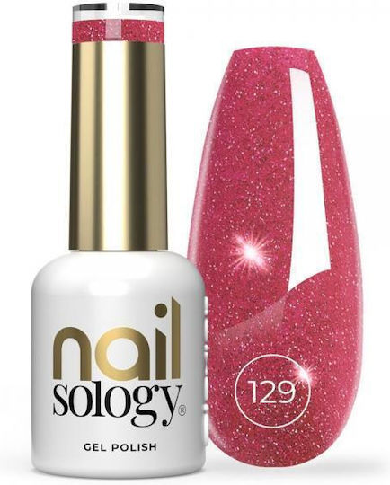 Clavier Halb-permanenter Nagellack 129 mit Glitter 8ml 1Stück