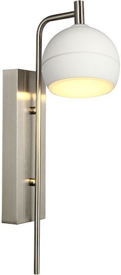 V-TAC Leuchte Wand mit Integrierter LED und Warmweißes Licht Silber