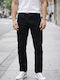 Men's Jeans Pants Elastic Black