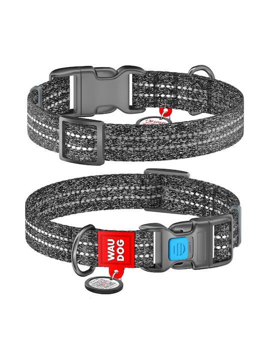 Περιλαίμιο Waudog Reflective Grey Fastex Xl 25mm X 37-58cm Smartid
