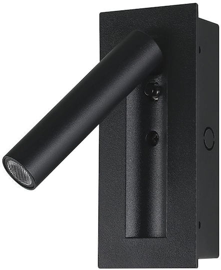 V-TAC Single LED Warm White Spot in Black Color