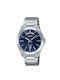 Casio Men's Watch Battery with Silver Metal Bracelet