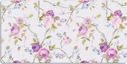 Decorative Desk Pad Work Surface Printed Blooming Trees 90x45 Cm