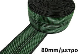 Fasă Chingă Mobilier Elastică Verde Metru