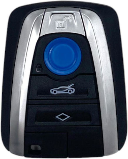 Κέλυφος Κλειδιού Αυτοκινήτου Τύπου Bmw Smart Key 4 Κουμπιά Λάμα Hu100r